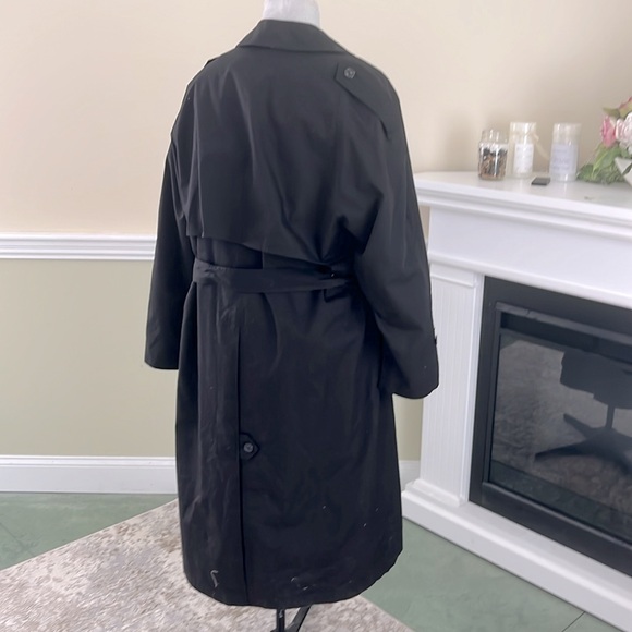 PIERRE CARDIN Vintage Removeable Quilted Lining Double Breasted Trench Coat NWOT - Picture 14 of 16